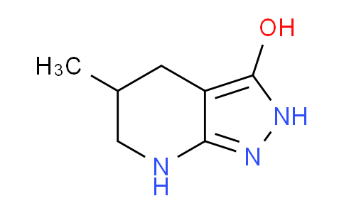 CAS No. 1710345-22-4, 5-Methyl-4,5,6,7-tetrahydro-2H-pyrazolo[3,4-b]pyridin-3-ol