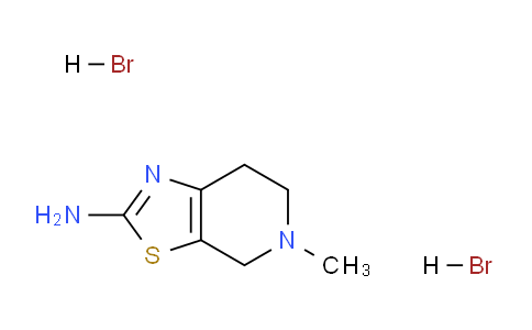 CAS No. 852291-41-9, 5-Methyl-4,5,6,7-tetrahydrothiazolo[5,4-c]pyridin-2-amine dihydrobromide