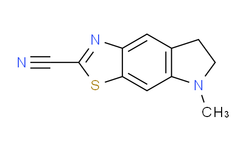CAS No. 1247879-15-7, 5-Methyl-6,7-dihydro-5H-thiazolo[4,5-f]indole-2-carbonitrile