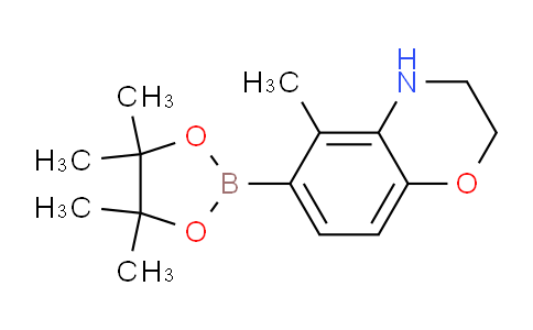 CAS No. 1154740-49-4, 5-Methyl-6-(4,4,5,5-tetramethyl-1,3,2-dioxaborolan-2-yl)-3,4-dihydro-2H-benzo[b][1,4]oxazine