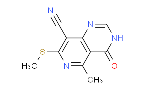 CAS No. 1604041-58-8, 5-Methyl-7-(methylthio)-4-oxo-3,4-dihydropyrido[4,3-d]pyrimidine-8-carbonitrile