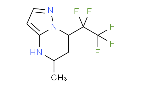 CAS No. 869952-89-6, 5-Methyl-7-(perfluoroethyl)-4,5,6,7-tetrahydropyrazolo[1,5-a]pyrimidine