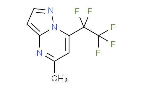 CAS No. 869951-80-4, 5-Methyl-7-(perfluoroethyl)pyrazolo[1,5-a]pyrimidine