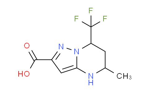 CAS No. 332851-36-2, 5-Methyl-7-(trifluoromethyl)-4,5,6,7-tetrahydropyrazolo[1,5-a]pyrimidine-2-carboxylic acid