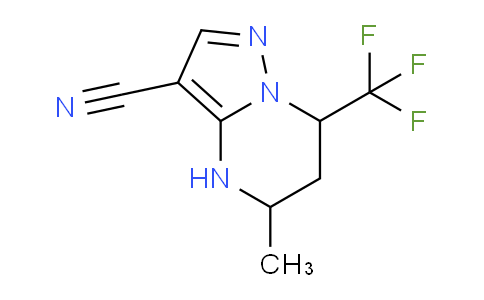 CAS No. 827589-02-6, 5-Methyl-7-(trifluoromethyl)-4,5,6,7-tetrahydropyrazolo[1,5-a]pyrimidine-3-carbonitrile