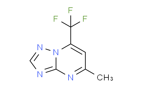 CAS No. 313387-24-5, 5-Methyl-7-(trifluoromethyl)-[1,2,4]triazolo[1,5-a]pyrimidine