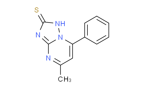CAS No. 56347-10-5, 5-Methyl-7-phenyl-[1,2,4]triazolo[1,5-a]pyrimidine-2(1H)-thione