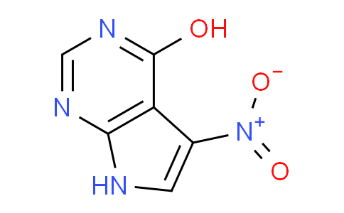 CAS No. 22277-00-5, 5-Nitro-7H-pyrrolo[2,3-d]pyrimidin-4-ol