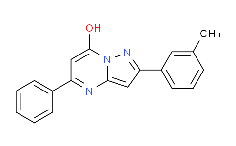 CAS No. 331422-45-8, 5-Phenyl-2-(m-tolyl)pyrazolo[1,5-a]pyrimidin-7-ol