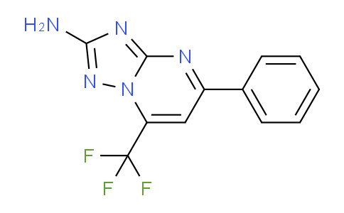 CAS No. 304687-29-4, 5-Phenyl-7-(trifluoromethyl)-[1,2,4]triazolo[1,5-a]pyrimidin-2-amine