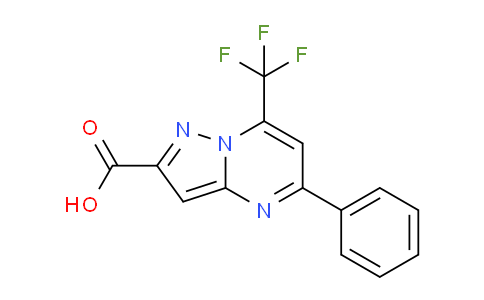 CAS No. 294194-47-1, 5-Phenyl-7-(trifluoromethyl)pyrazolo[1,5-a]pyrimidine-2-carboxylic acid