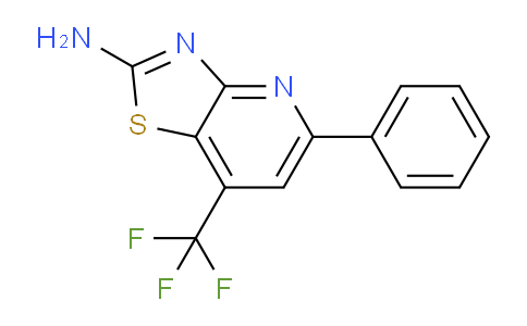 CAS No. 850021-29-3, 5-Phenyl-7-(trifluoromethyl)thiazolo[4,5-b]pyridin-2-amine
