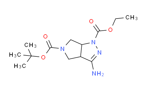 CAS No. 1053656-67-9, 5-tert-Butyl 1-ethyl 3-amino-3a,4,6,6a-tetrahydropyrrolo[3,4-c]pyrazole-1,5-dicarboxylate