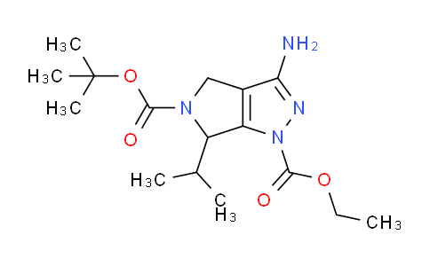 CAS No. 1956331-22-8, 5-tert-Butyl 1-ethyl 3-amino-6-isopropylpyrrolo[3,4-c]pyrazole-1,5(4H,6H)-dicarboxylate