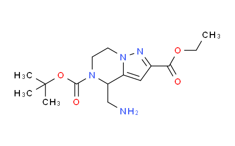 CAS No. 1823776-73-3, 5-tert-Butyl 2-ethyl 4-(aminomethyl)-6,7-dihydropyrazolo[1,5-a]pyrazine-2,5(4H)-dicarboxylate
