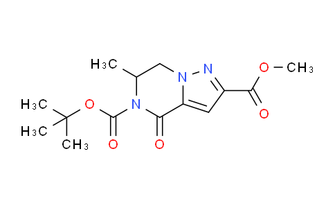 CAS No. 1820603-32-4, 5-tert-Butyl 2-methyl 6-methyl-4-oxo-6,7-dihydropyrazolo[1,5-a]pyrazine-2,5(4H)-dicarboxylate