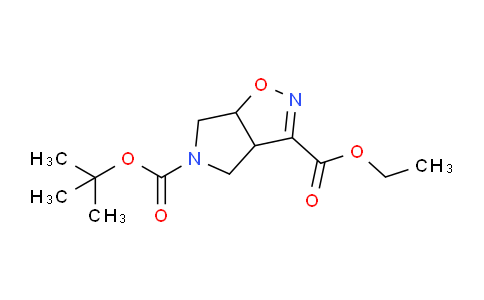 CAS No. 1369502-87-3, 5-tert-Butyl 3-ethyl 6,6a-dihydro-3aH-pyrrolo[3,4-d]isoxazole-3,5(4H)-dicarboxylate