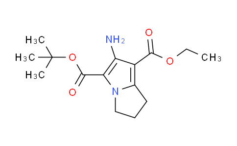 CAS No. 1708401-68-6, 5-tert-Butyl 7-ethyl 6-amino-2,3-dihydro-1H-pyrrolizine-5,7-dicarboxylate