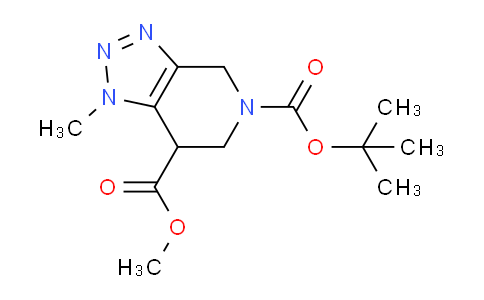 CAS No. 1391732-40-3, 5-tert-Butyl 7-methyl 1-methyl-6,7-dihydro-1H-[1,2,3]triazolo[4,5-c]pyridine-5,7(4H)-dicarboxylate