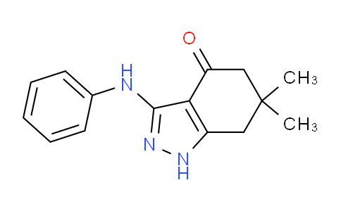 CAS No. 51924-82-4, 6,6-Dimethyl-3-(phenylamino)-6,7-dihydro-1H-indazol-4(5H)-one