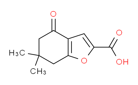 CAS No. 1023814-63-2, 6,6-Dimethyl-4-oxo-4,5,6,7-tetrahydrobenzofuran-2-carboxylic acid