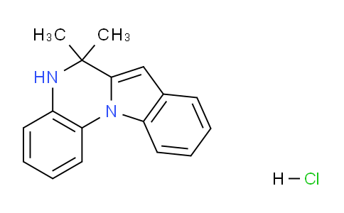 CAS No. 1845716-92-8, 6,6-Dimethyl-5,6-dihydroindolo[1,2-a]quinoxaline hydrochloride