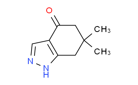 CAS No. 912259-11-1, 6,6-Dimethyl-6,7-dihydro-1H-indazol-4(5H)-one