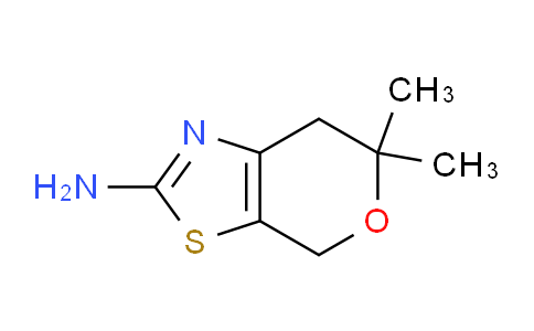 CAS No. 185381-29-7, 6,6-Dimethyl-6,7-dihydro-4H-pyrano[4,3-d]thiazol-2-amine