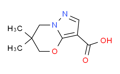 CAS No. 1428233-75-3, 6,6-Dimethyl-6,7-dihydro-5H-pyrazolo[5,1-b][1,3]oxazine-3-carboxylic acid