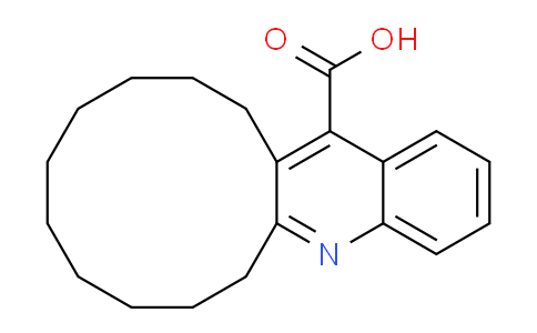 CAS No. 13225-91-7, 6,7,8,9,10,11,12,13,14,15-Decahydrocyclododeca[b]quinoline-16-carboxylic acid