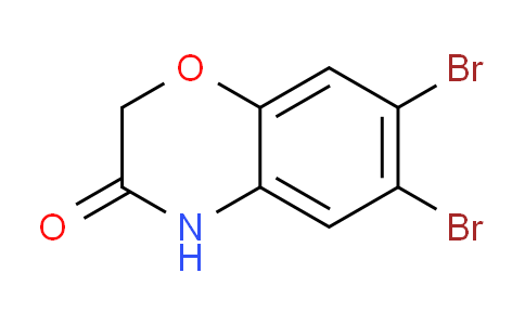 CAS No. 24036-49-5, 6,7-Dibromo-2H-benzo[b][1,4]oxazin-3(4H)-one