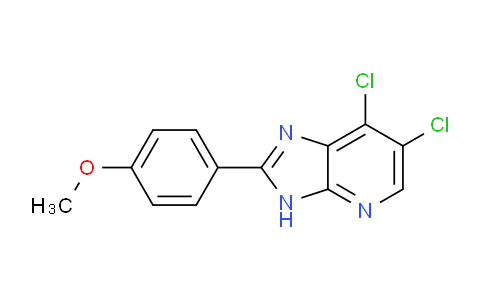 CAS No. 1951444-62-4, 6,7-Dichloro-2-(4-methoxyphenyl)-3H-imidazo[4,5-b]pyridine