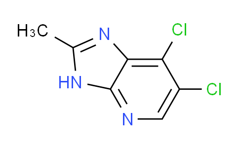 CAS No. 1379295-84-7, 6,7-Dichloro-2-methyl-3H-imidazo[4,5-b]pyridine