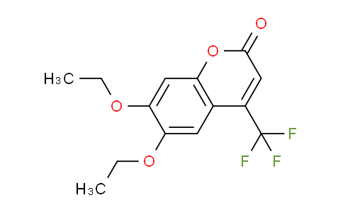 CAS No. 351002-66-9, 6,7-Diethoxy-4-(trifluoromethyl)-2H-chromen-2-one