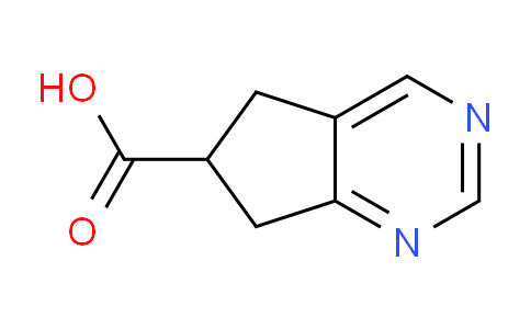 CAS No. 1780283-33-1, 6,7-Dihydro-5H-cyclopenta[d]pyrimidine-6-carboxylic acid