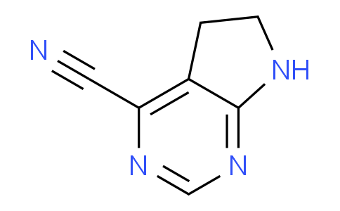 CAS No. 1578264-12-6, 6,7-Dihydro-5H-pyrrolo[2,3-d]pyrimidine-4-carbonitrile