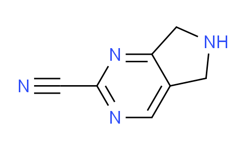 CAS No. 947305-16-0, 6,7-Dihydro-5H-pyrrolo[3,4-d]pyrimidine-2-carbonitrile