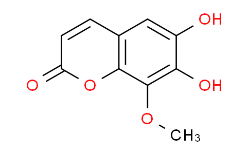 CAS No. 108221-59-6, 6,7-Dihydroxy-8-methoxy-2H-chromen-2-one
