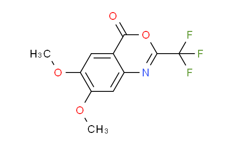 CAS No. 95274-63-8, 6,7-Dimethoxy-2-(trifluoromethyl)-4H-benzo[d][1,3]oxazin-4-one