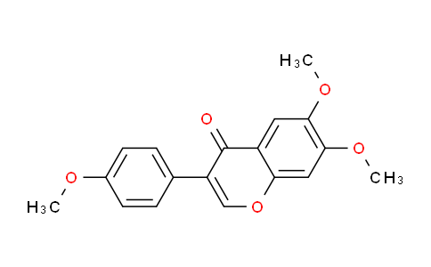 CAS No. 798-61-8, 6,7-Dimethoxy-3-(4-methoxyphenyl)-4H-chromen-4-one