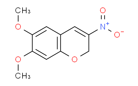 CAS No. 129142-21-8, 6,7-Dimethoxy-3-nitro-2H-chromene