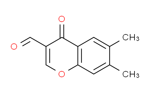 CAS No. 57803-07-3, 6,7-Dimethyl-4-oxo-4H-chromene-3-carbaldehyde