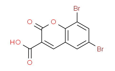 CAS No. 3855-87-6, 6,8-Dibromo-2-oxo-2H-chromene-3-carboxylic acid