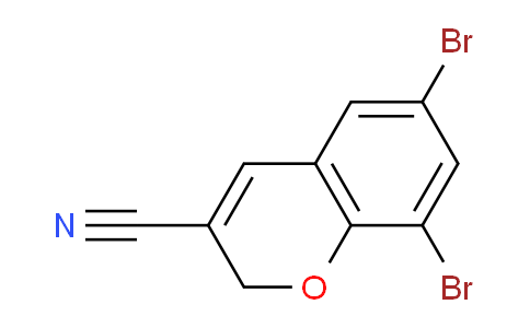 CAS No. 885271-32-9, 6,8-Dibromo-2H-chromene-3-carbonitrile