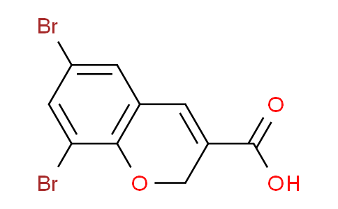 CAS No. 855286-71-4, 6,8-Dibromo-2H-chromene-3-carboxylic acid