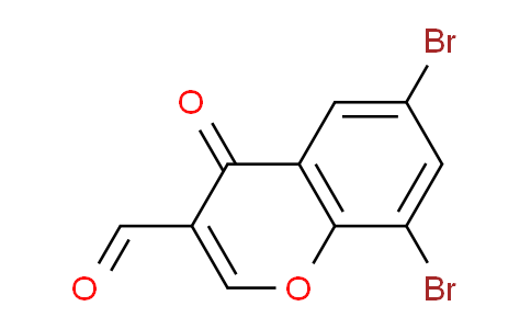 CAS No. 76743-82-3, 6,8-Dibromo-4-oxo-4H-chromene-3-carbaldehyde