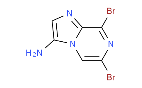 CAS No. 1288989-83-2, 6,8-Dibromoimidazo[1,2-a]pyrazin-3-amine