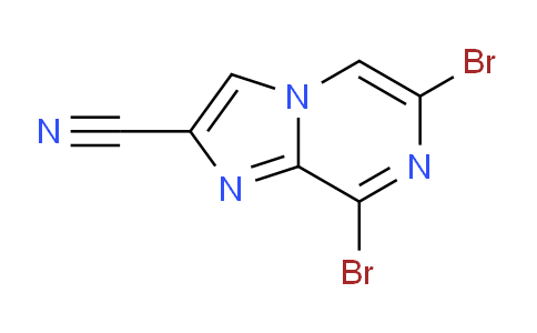 CAS No. 87597-32-8, 6,8-Dibromoimidazo[1,2-a]pyrazine-2-carbonitrile