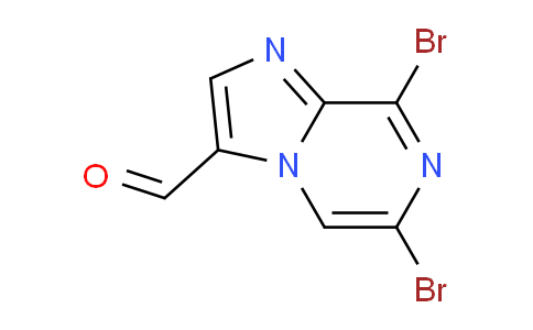 CAS No. 1208082-87-4, 6,8-Dibromoimidazo[1,2-a]pyrazine-3-carbaldehyde