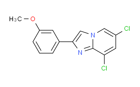 CAS No. 940433-03-4, 6,8-Dichloro-2-(3-methoxyphenyl)imidazo[1,2-a]pyridine